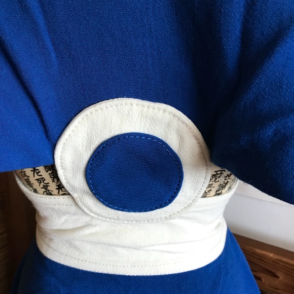 Vintage Cosplay Anime Super TRIPPY mod mini dress - Picture 8 of 8